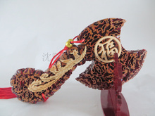 長(zhǎng)白山核桃五福平安車掛 傳統(tǒng)工藝與現(xiàn)代審美的完美融合